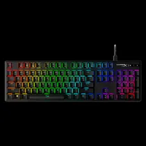 Teclado Gamer Kingston Hyperx Alloy Origins RGB com Fio - Preto HX-KB6RDX-BR