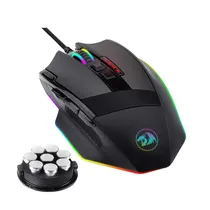 Mouse Gamer Redragon Sniper M801-RGB - com Fio - 12400DPI - 9 Botões - Preto