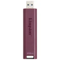Pendrive Kingston Datatraveler Max 256GB USB 3.2 - Preto / Roxo (Dtmax/256GB)