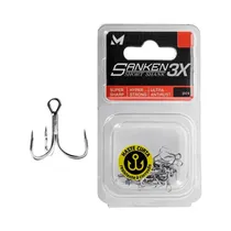 Anzuelo Marine Sanken Short Shank 3X Nº12 16 Piezas