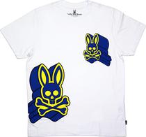 Outlet Camiseta Psycho Bunny B6U215 Masculina - Branca