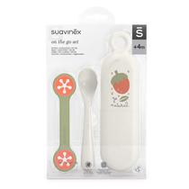 Suavinex Nuery Set Cucharas On The Go +4M Goj Polipropileno 4M+ s/C