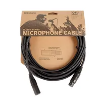 Cable de Micrófono D'Addario Classic Series XLR A XLR PW-CMIC-25 7.62 Metros Negro
