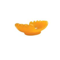 Gua-Sha Masajeador de Resina Naranja Con Dientes