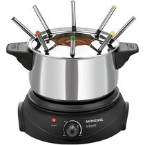 Panela Eletrica de Fondue Mondial FD-02 220V - Prata/Preto