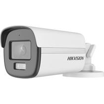 Camera de Vigilancia Bullet Hikvision DS-2CE12KF0T-LFS 3K Colorvu 4MP 2.8MM - Branco/Preto