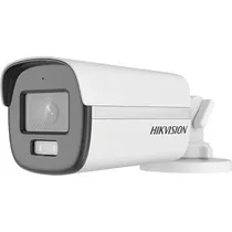 Câmera de Vigilância Bullet Hikvision DS-2CE12KF0T-LFS 3K Colorvu 4MP 2.8MM - Branco/Preto