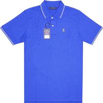 Outlet Camiseta Polo Psycho Bunny B6K136Z1PC Masculina - Azul