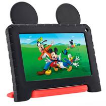 Tablet Multilaser Kids NB604 Mickey de 7" Wi-Fi 2/32GB 2MP A11 + Capa - Preto/Vermelho