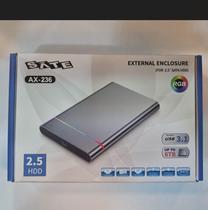 Gaveta Sate 2.5" USB AX-236 RGB 6TB USB 3.1 RGB