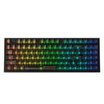 Teclado Gamer Redragon Irelia Pro K658CTB-RGB-Pro Sem Fio - Preto Transparente