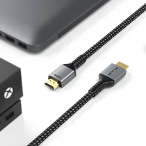 Cabo HDMI 2.1 3M FTX FTX-HD8K-AG3 8K/ 4K/ 60HZ/ 120HZ/ 48GBPS Carcaça de Aluminio, Nylon Trançado