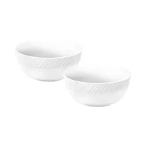 Set de Cuencos Wilmax WL-880113/2C 380ML Blanco 2 Piezas