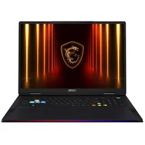 Notebook Gamer MSI Raider A18 HX A9WIG-082US AMD Ryzen 9 9955HX3D Tela Uhd+ 18" / 32GB de Ram / 2TB SSD / WIN11HOME / Geforce RTX5080 16GB - Core Preto (Ingles)