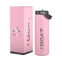 Botella Térmica Stanley The Messi Iceflow Flip Straw 2.0 710ML Pink