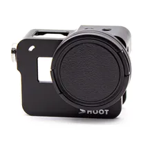 Case de Proteção de Alumínio Gopower GPR505A para Gopro Hero 7/6/5 com Filtro Uv 52MM - Preto