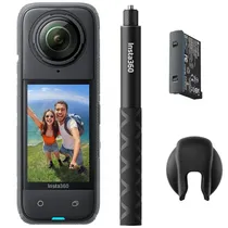 Kit Câmera de Ação INSTA360 X4 Travel Bundle (Cinsabma) 8K - Preto