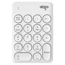 Teclado Numerico Aigo N18 Sem Fio  Branco