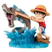 Boneco Banpresto One Piece WCF Monkey.D.Luffy & Sea Monster 88406