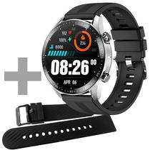 Smartwatch Blackview X1 Pro com Bluetooth - Prata/Preto + Pulseira