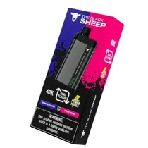 Vaper Descartável Black Sheep 40K - Uva, Mirtilo/Cereja