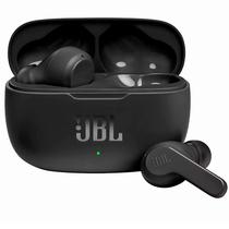 Fone de Ouvido Sem Fio JBL Wave 200TWS Bluetooth/Microfone/IPX2 - Black (Caja Fea)