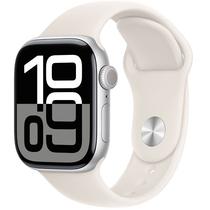 Apple Watch Series 10 42 MM/M/L MWWW3LW A2997 GPS - Silver Aluminum/Starlight Sport