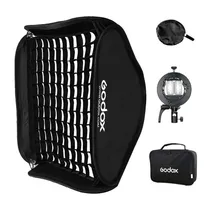 Soporte para Flash Godox S2 Montura Bowens + Softbox 60X60CM
