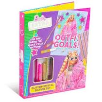 RMS Accesorios Ninas Barbie Set de Pintura Glitter Y Gemas Detalles En El Producto 3+ Multicolor