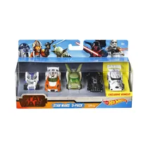 Autos de Colección Hot Wheels Star Wars CGX36 5 Unidades
