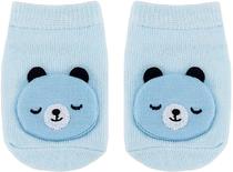 Meias Sapatilha Antiderrapante Urso Buba - 14540 Azul - PP