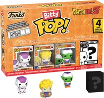 Bonecos Frieza/ Ssgoku/ Piccolo - Dragon Ball Z Funko Bitty Pop! 4 Pack