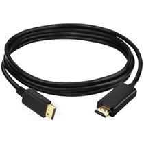 Cabo Adaptador Displayport Macho para HDMI Macho - Preto