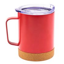 Caneca Termica Stainless para Cafe com Alca e Tampa 360 ML - Vermelho