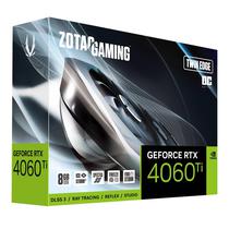 Placa de Vídeo Zotac Gaming Twin Edge Oc 8GB Geforce RTX4060TI GDDR6/HDMI/Display Port - Preto