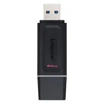 Pendrive Kingston Exodia 64GB USB 3.2 - Preto (DTX/64GB)