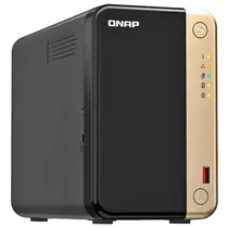 Servidor Nas Storage Qnap TS-264 Intel Celeron N5095 de 2.9GHZ / 8GB de Ram / 2 Baias / USB / Lan - Preto