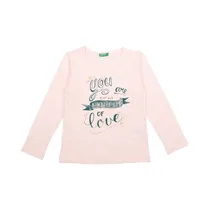 Camiseta Infantil Benetton 3F00C14CI 674