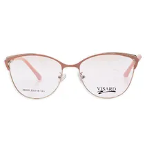Armação para Óculos de Grau RX Visard 20205 53-18-143 Col.03 - Rosa Claro/Dourado