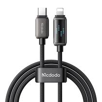 Mcdodo Cable USB USB-C A Lightning LED Display 1.2M CA-2630