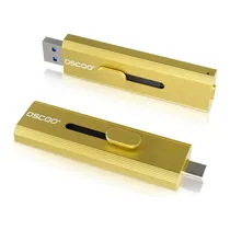 SSD Portatil de 512GB Oscoo T10 Flash Drive USB 3.2 / USB-C - Golden