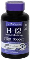 Earth's Creation B-12 Methylcobalamin 5000MCG (60 Tabletas)