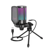 Micrófono Fifine A6V RGB Black