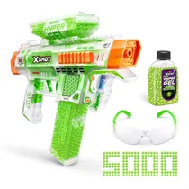 Zuru Pistolas X-Shot Hypergel Automatico Trace Fire c/5.000 Balines de Gel Plastico 8 AÑos+ Multicolor
