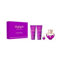 Kit Perfume Versace Dylan Purple Edp 100ML+5ML + SG + BL