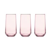 Set de Vasos Pasabahce Allegra 420015 470ML Rosa 3 Piezas