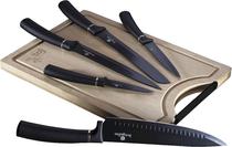 Jogo de Facas Berlinger Haus Knife Set With Bamboo Cutting Board - BH-2549AN (6 PCS)