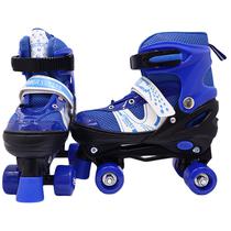 Patins Roller 4 Rodas S1116B Blue 34-37