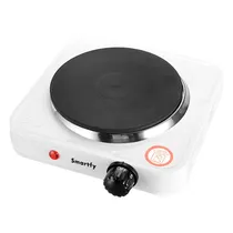 Fogao Eletrico Smartfy FG02W 1000W 1 Boca Chapa 110V - Branco