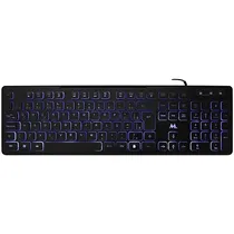 Teclado Mtek KB-7269L Português USB com Backlight - Preto